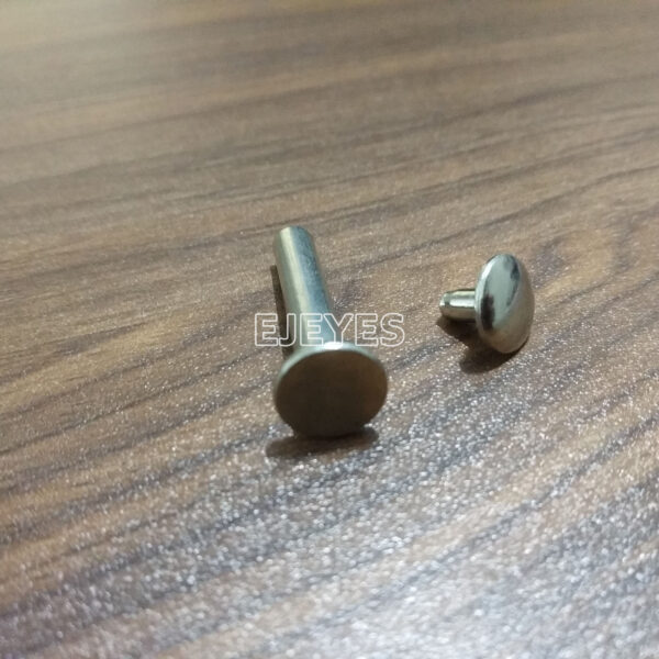 Strong and dependable 25mm steel hollow rivet with nickel plating is necessary for long-lasting fastening solutions.